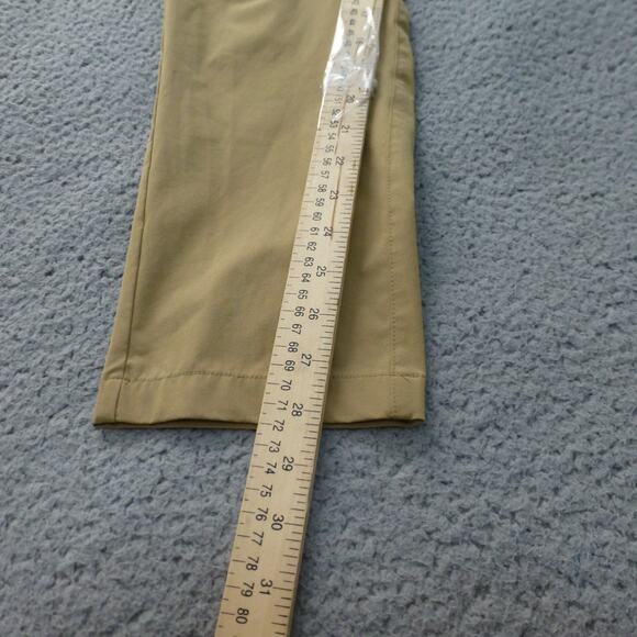 Fabletics Pants Mens 32x28 Beige Golf Stretch Wicking Performance Preppy - Picture 8 of 10